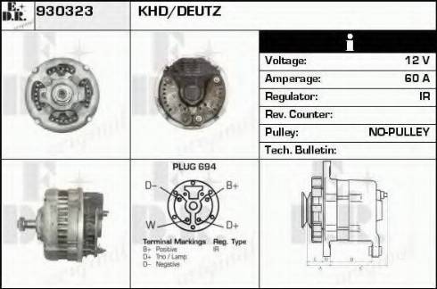 EDR 930323 - Alternator www.molydon.hr