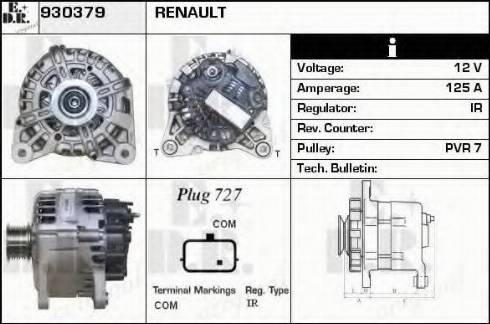 EDR 930379 - Alternator www.molydon.hr