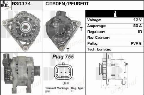 EDR 930374 - Alternator www.molydon.hr