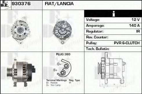 EDR 930376 - Alternator www.molydon.hr