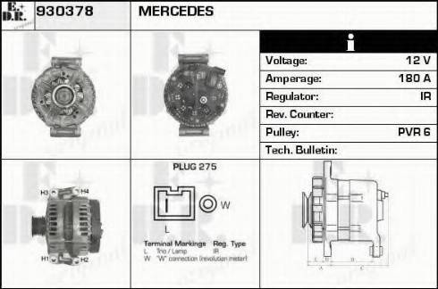 EDR 930378 - Alternator www.molydon.hr