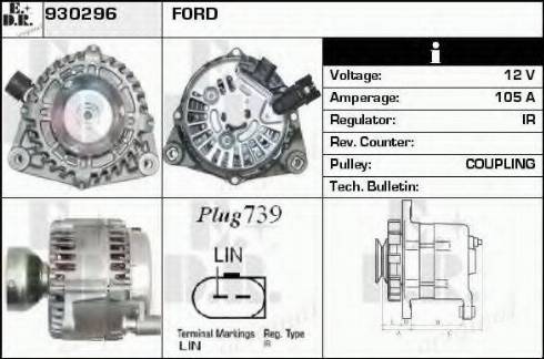 EDR 930296 - Alternator www.molydon.hr