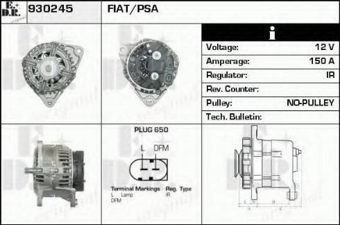 EDR 930245 - Alternator www.molydon.hr