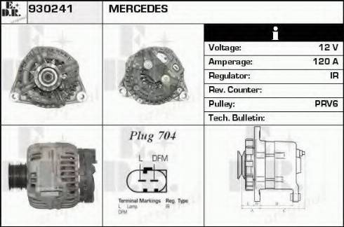 EDR 930241 - Alternator www.molydon.hr