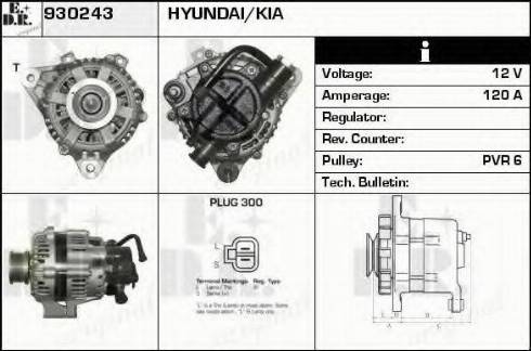 EDR 930243 - Alternator www.molydon.hr