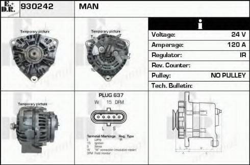 EDR 930242 - Alternator www.molydon.hr