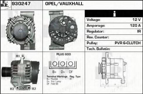 EDR 930247 - Alternator www.molydon.hr