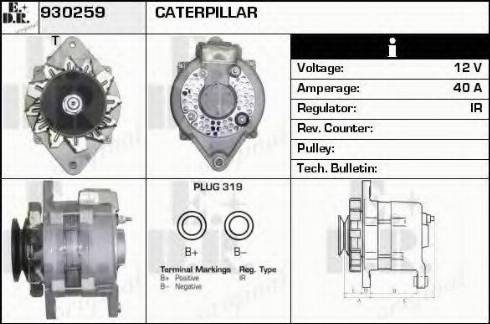 EDR 930259 - Alternator www.molydon.hr