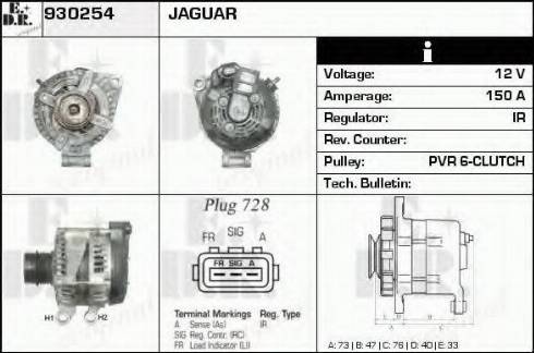 EDR 930254 - Alternator www.molydon.hr