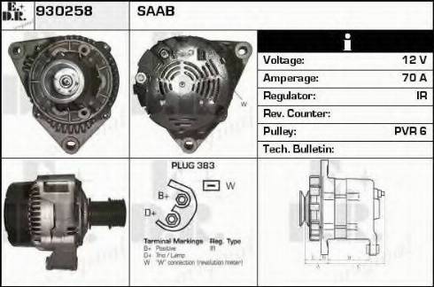 EDR 930258 - Alternator www.molydon.hr