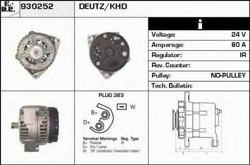 EDR 930252 - Alternator www.molydon.hr