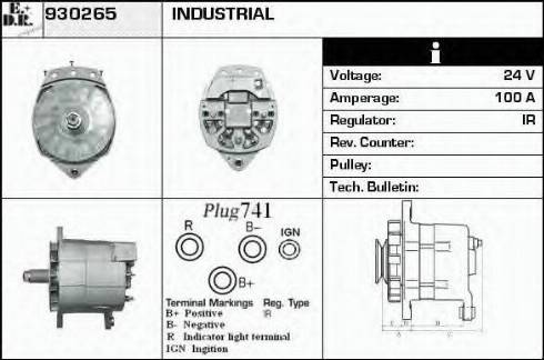 EDR 930265 - Alternator www.molydon.hr