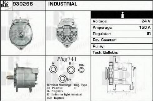 EDR 930266 - Alternator www.molydon.hr