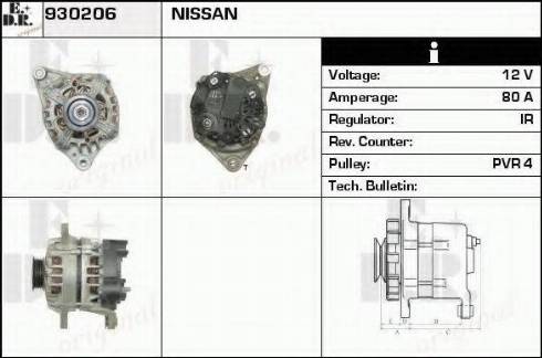 EDR 930206 - Alternator www.molydon.hr