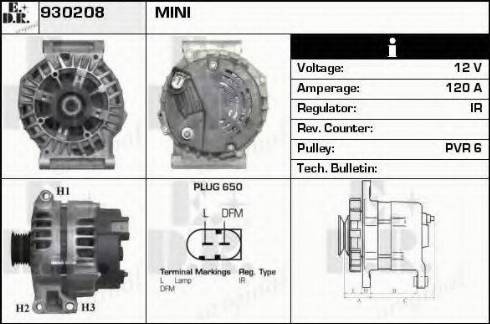 EDR 930208 - Alternator www.molydon.hr