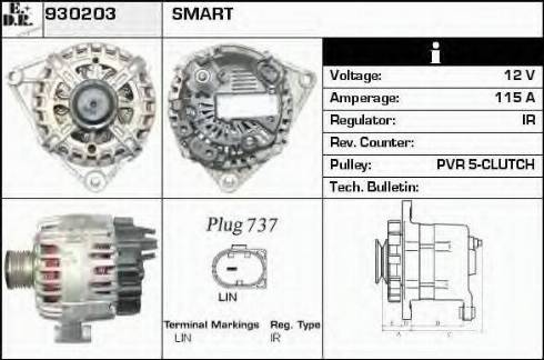 EDR 930203 - Alternator www.molydon.hr