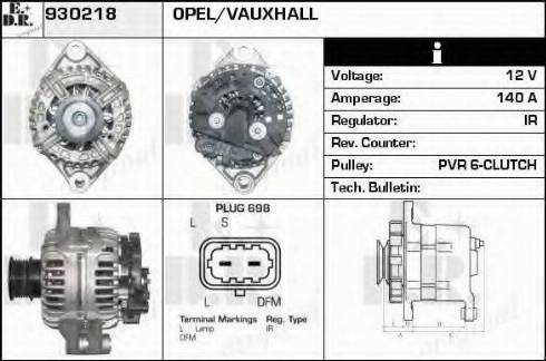 EDR 930218 - Alternator www.molydon.hr