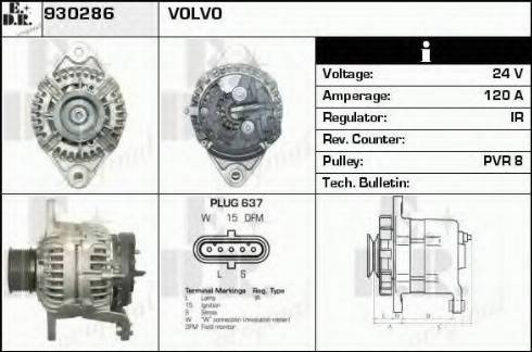 EDR 930286 - Alternator www.molydon.hr