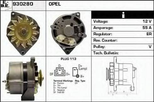 EDR 930280 - Alternator www.molydon.hr