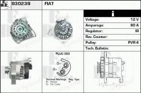 EDR 930239 - Alternator www.molydon.hr