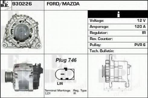 EDR 930226 - Alternator www.molydon.hr