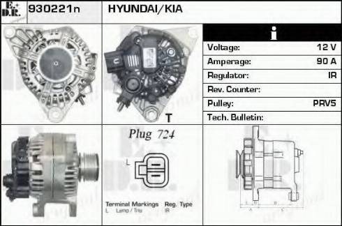 EDR 930221N - Alternator www.molydon.hr