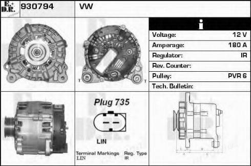 EDR 930794 - Alternator www.molydon.hr