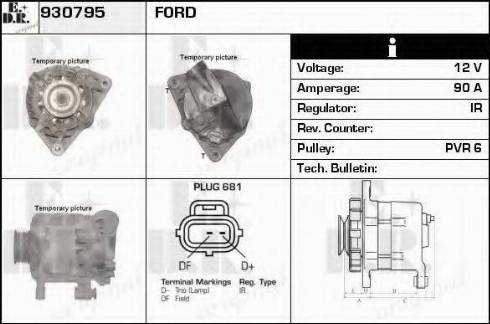 EDR 930795 - Alternator www.molydon.hr