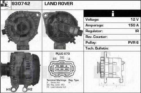 EDR 930742 - Alternator www.molydon.hr