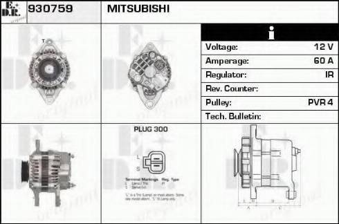 EDR 930759 - Alternator www.molydon.hr