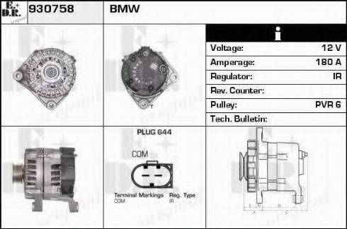 EDR 930758 - Alternator www.molydon.hr