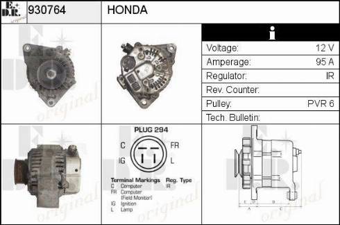 EDR 930764 - Alternator www.molydon.hr