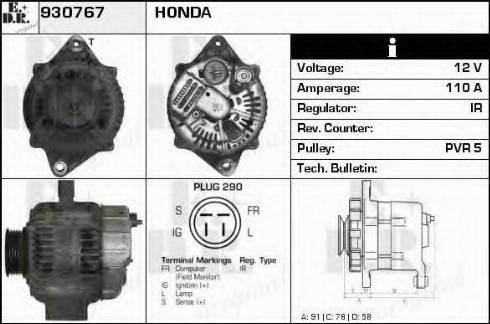 EDR 930767 - Alternator www.molydon.hr