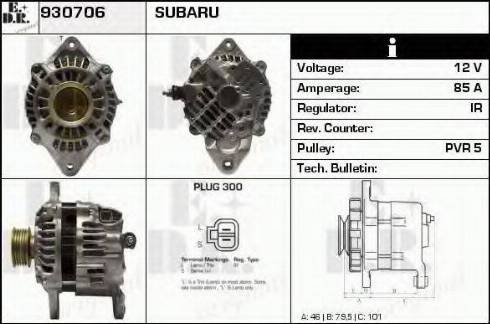 EDR 930706 - Alternator www.molydon.hr