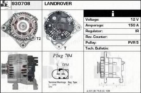 EDR 930708 - Alternator www.molydon.hr