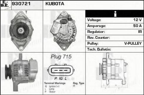 EDR 930721 - Alternator www.molydon.hr