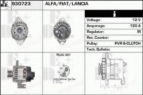 EDR 930723 - Alternator www.molydon.hr