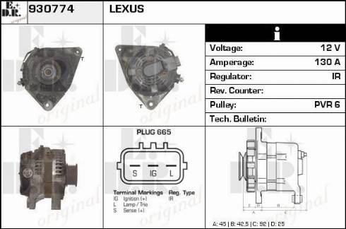 EDR 930774 - Alternator www.molydon.hr