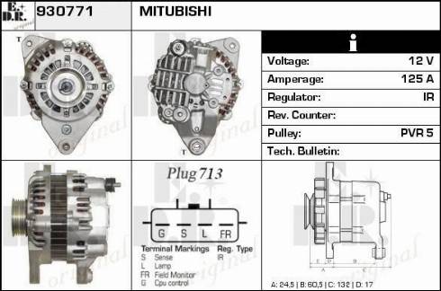 EDR 930771 - Alternator www.molydon.hr