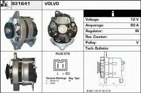 EDR 931641 - Alternator www.molydon.hr