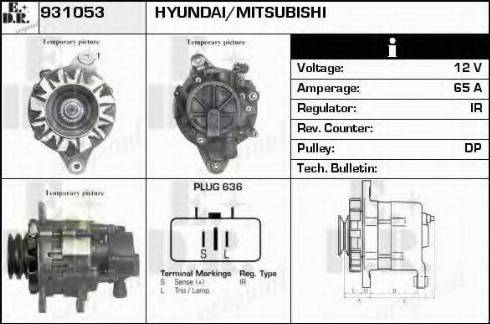 EDR 931053 - Alternator www.molydon.hr