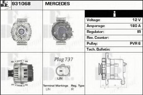 EDR 931068 - Alternator www.molydon.hr