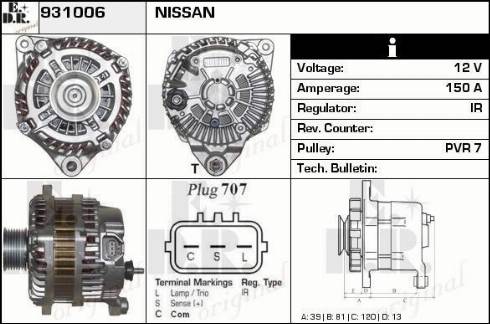 EDR 931006 - Alternator www.molydon.hr