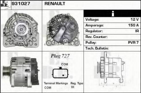 EDR 931027 - Alternator www.molydon.hr