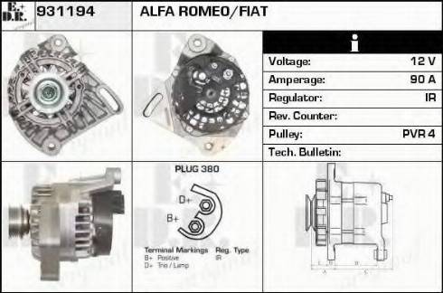 EDR 931194 - Alternator www.molydon.hr