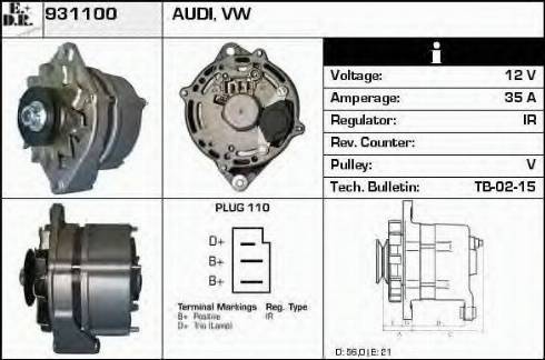 EDR 931100 - Alternator www.molydon.hr