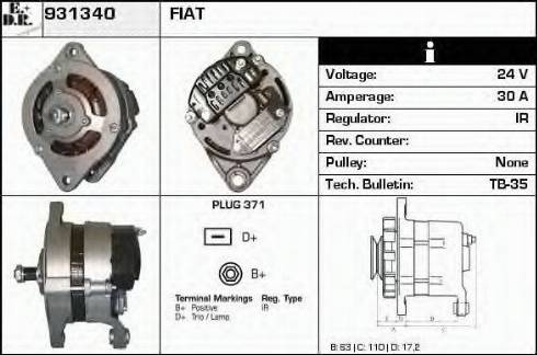 EDR 931340 - Alternator www.molydon.hr