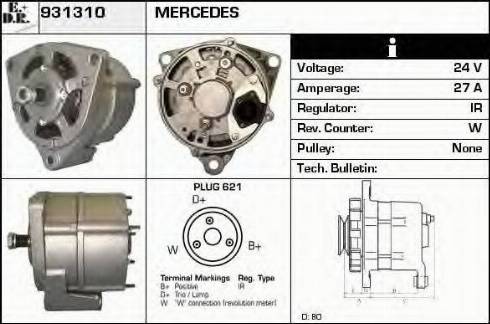 EDR 931310 - Alternator www.molydon.hr