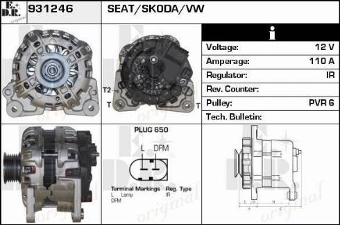 EDR 931246 - Alternator www.molydon.hr