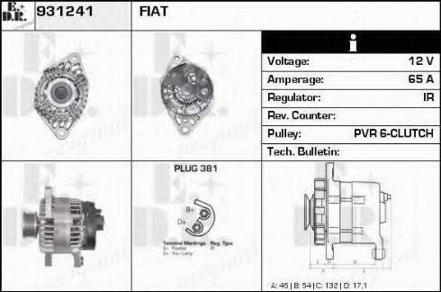 EDR 931241 - Alternator www.molydon.hr